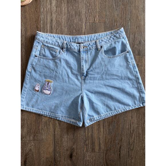 My Neighbor Totoro denim shorts great condition - Picture 1 of 9